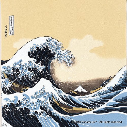 Iyo Yuinoh Center, Furoshiki: The Great Wave off Kanagawa (large) - Yunomi.life
