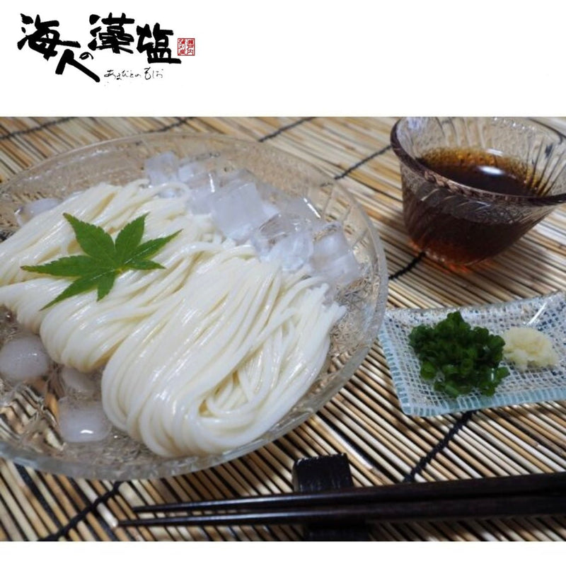 Kamagari Bussan: Moshio Salt Tenobi Somen Noodles 藻塩半田素麺 - Yunomi.life