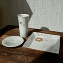 Kamigata Ryugi: Haiku Series Plate Set, Gold - Yunomi.life
