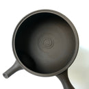 Koizumi: Brown Tokoname Kyusu by Tatsuo Umehara, 250 ml, 7-154【北龍】焼き浅袋形急須 - Yunomi.life