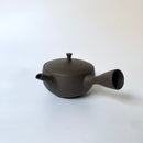 Koizumi: Brown Tokoname Kyusu by Tatsuo Umehara, 250 ml, 7-154【北龍】焼き浅袋形急須 - Yunomi.life