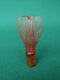 Kubo Sabun (Chikumeido): Urasenke Celebratory Takayama Susudake Chasen, Japan-made smoked bamboo matcha whisk 煤竹　祝茶筅（紅白）左文作　極上品 - Yunomi.life