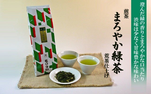Morita Tea Shop: 2022 Maroyaka, Fukamushi Aracha Green Tea まろやか緑茶 (200g) - Yunomi.life