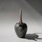 Nankei Pottery: Acorn-shaped Bankoyaki Dobin Tea Pot with Wood Handle (Dark Brown, 430ml) - Yunomi.life