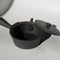 Nankei Pottery: Bankoyaki Flat Kyusu with Ceramic Mesh Strainer (Black, 320ml) - Yunomi.life