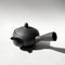 Nankei Pottery: Bankoyaki Kyusu Teppatsu with Ceramic Mesh Strainer (Black, 240ml) - Yunomi.life
