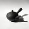 Nankei Pottery: Bankoyaki Kyusu Teppatsu with Stainless Strainer (Black, 240ml) - Yunomi.life