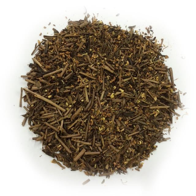 Ocharaka: Hojicha Orange Osmanthus flavored roasted green tea - Yunomi.life