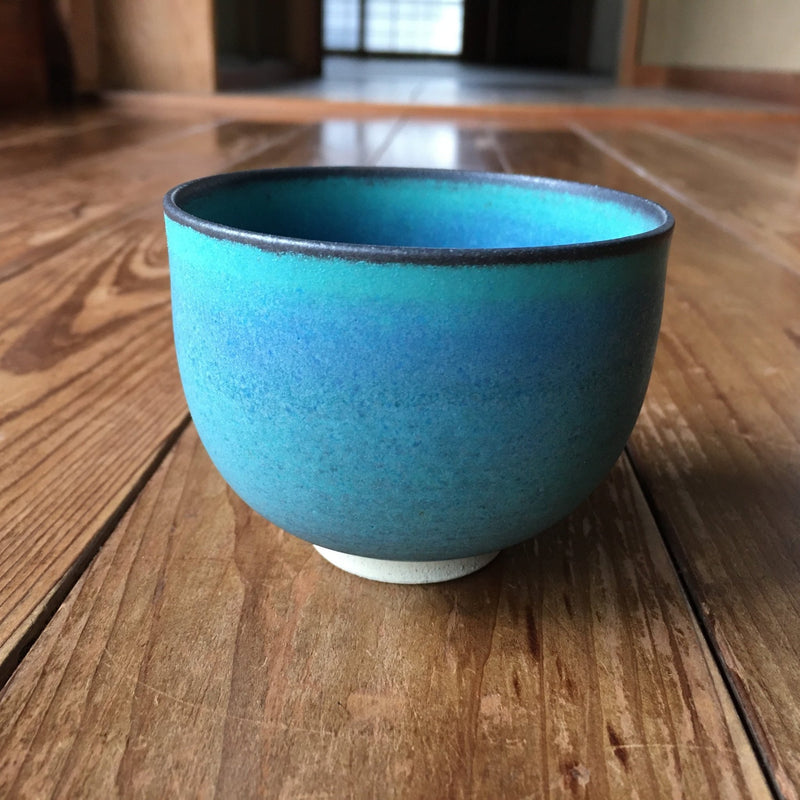 Oiso Studio: Sea Blue Yunomi Cup 100 ml - Yunomi.life