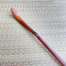 Suikaen Tanimura Yasuburo: Susudake Chashaku, Japanese Dark Bamboo Tea Scoop 煤竹茶杓 - Yunomi.life