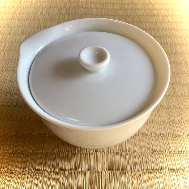 Yamani - Miyama Tableware: Chahaku Hohin Tea Pot - Porcelain White - Yunomi.life