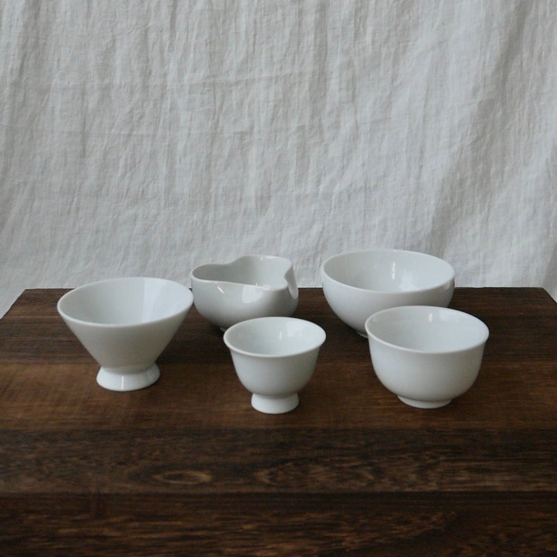 Yamatane: Tea Professional's White Porcelain Tea Cup - Large - Yunomi.life