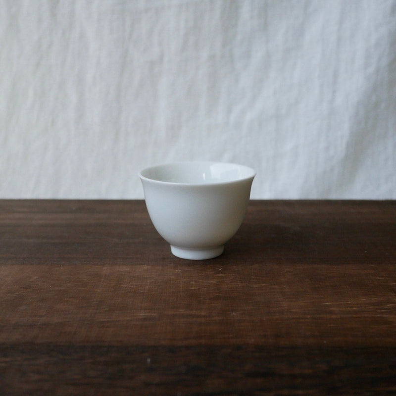 Yamatane: Tea Professional's White Porcelain Tea Cup - Small - Yunomi.life