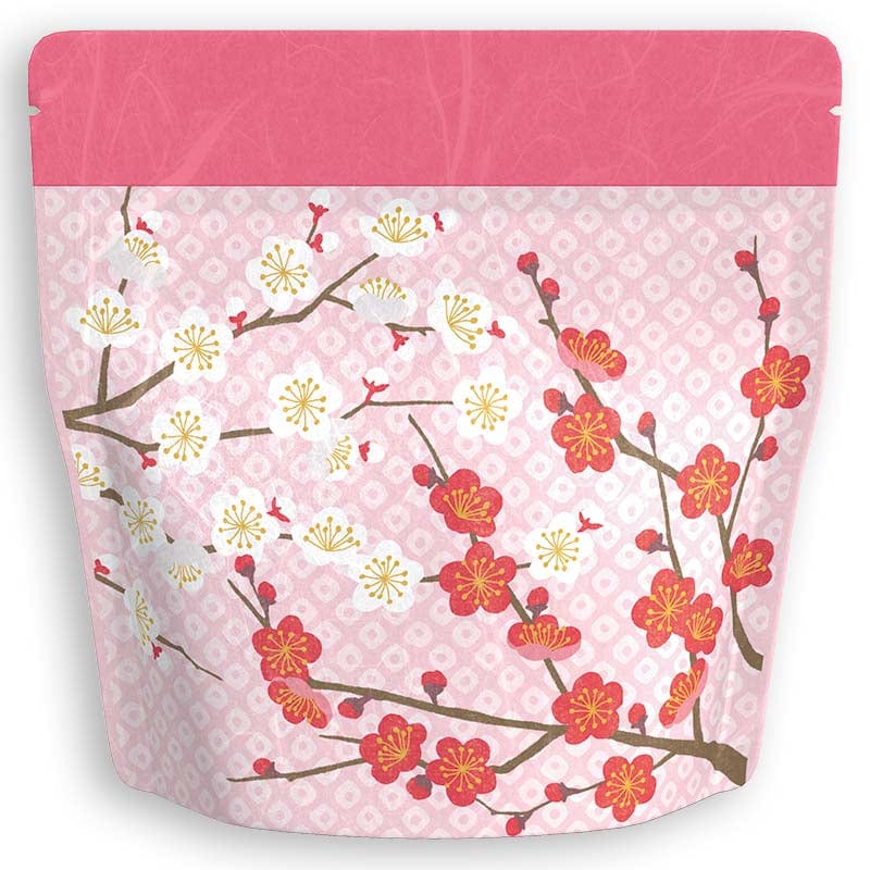 Yoshimura Pack 10100 Resealable Washi Paper Bag Japanese Plum うめ - Yunomi.life