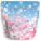 Yoshimura Pack 10132 Resealable Washi Paper Bag Sakura Blue Sky 雲竜ｱﾙﾐﾁｬｯｸ付ｽﾀﾝﾄﾞ袋 桜舞う - Yunomi.life