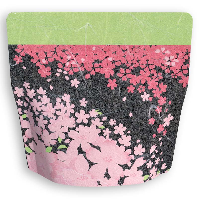 Yoshimura Pack 1364 Resealable Washi Paper Bag Falling Sakura Petals さくら - Yunomi.life